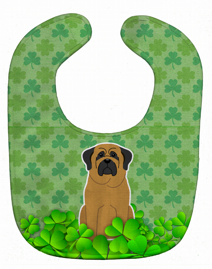 Dog Breed Shamrocks Baby Bib