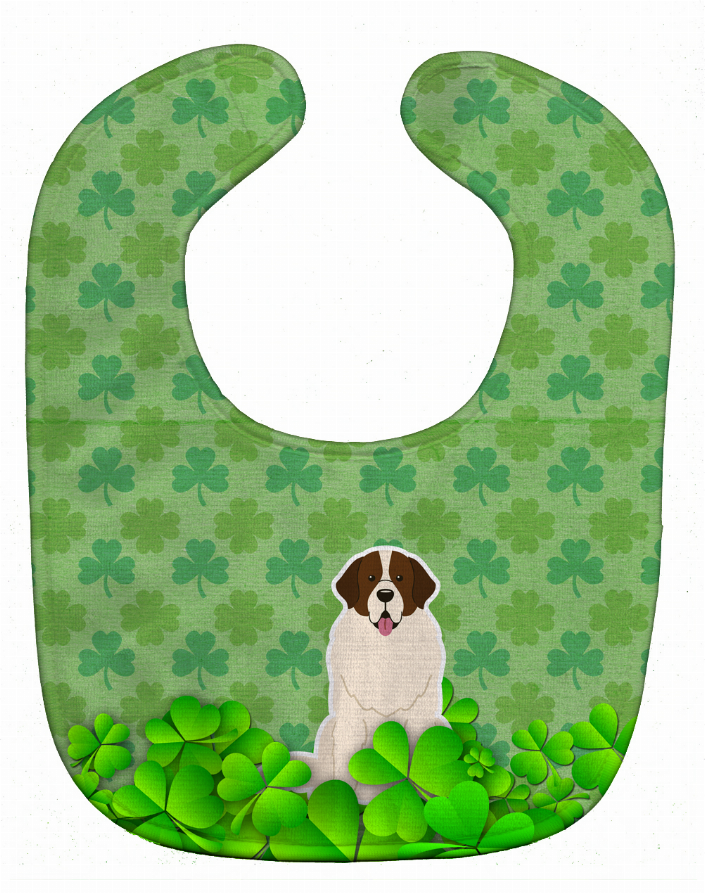 Dog Breed Shamrocks Baby Bib