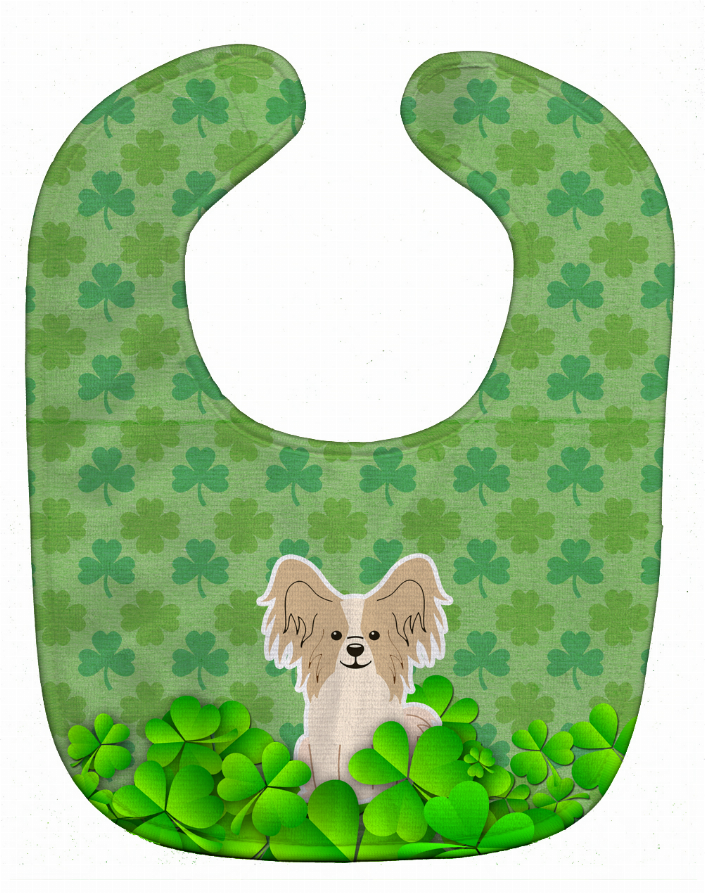 Dog Breed Shamrocks Baby Bib