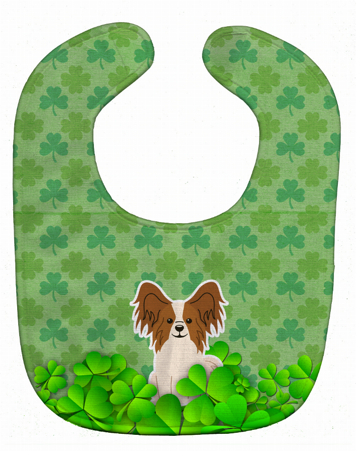 Dog Breed Shamrocks Baby Bib