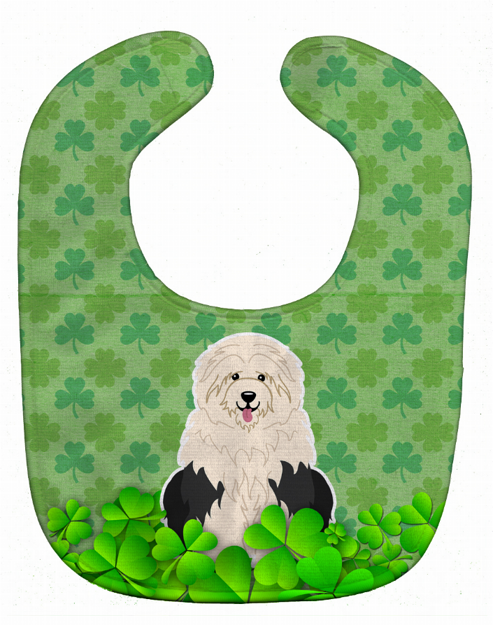 Dog Breed Shamrocks Baby Bib