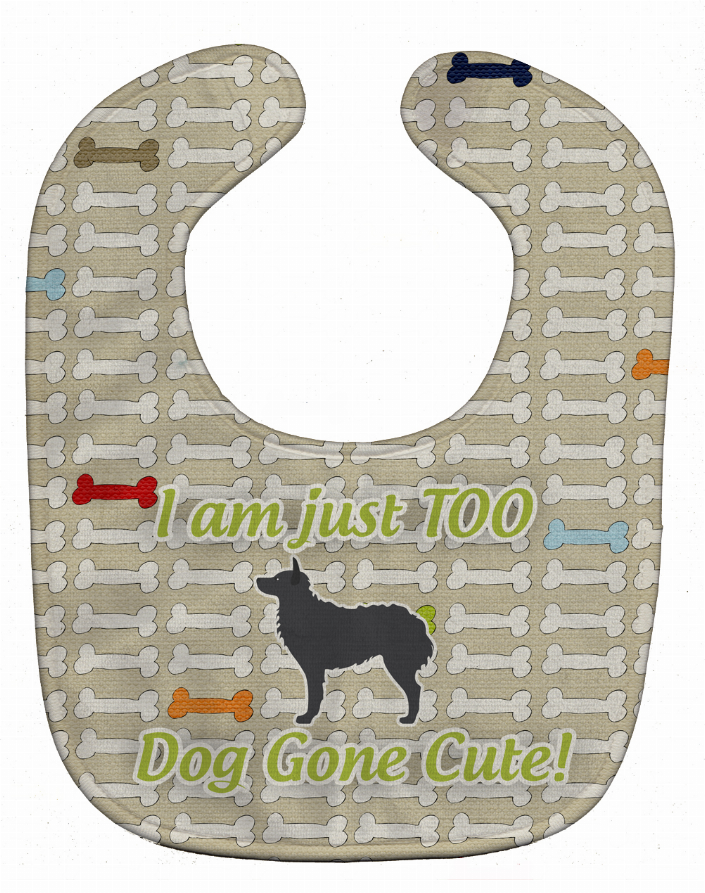 Croatian Sheepdog Dog Gone Cute Baby Bib