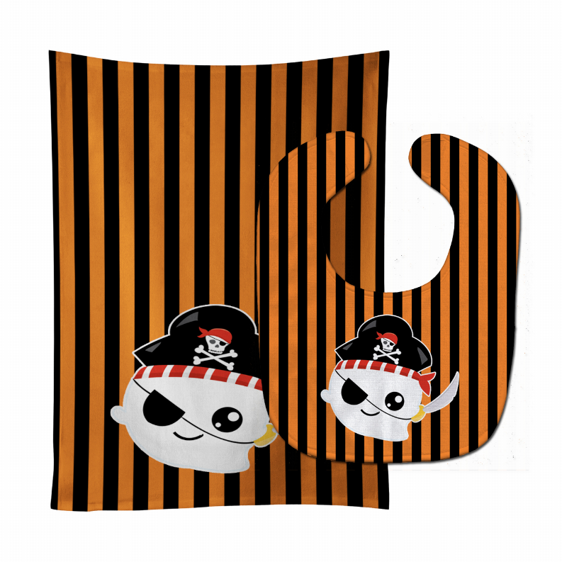 Halloween Baby Bib & Burp Cloth