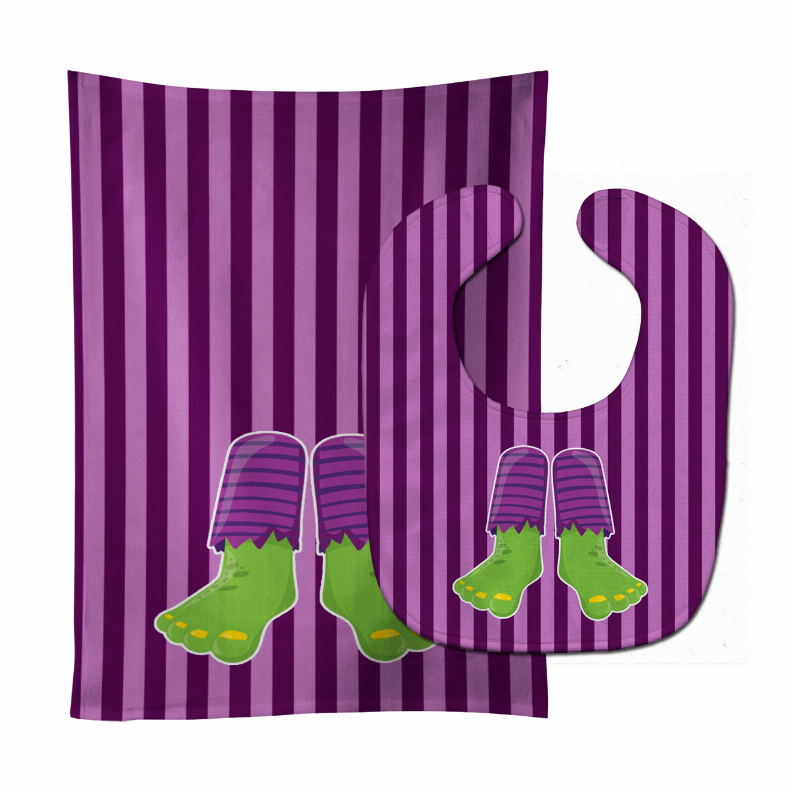 Halloween Baby Bib & Burp Cloth