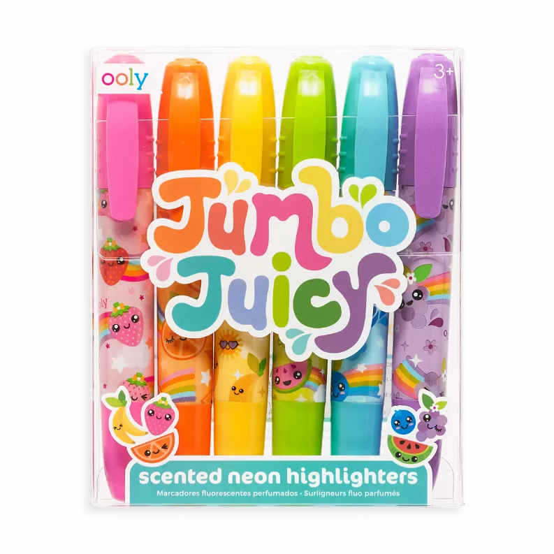 Jumbo Juicy Scented Highlighters - Set of 6