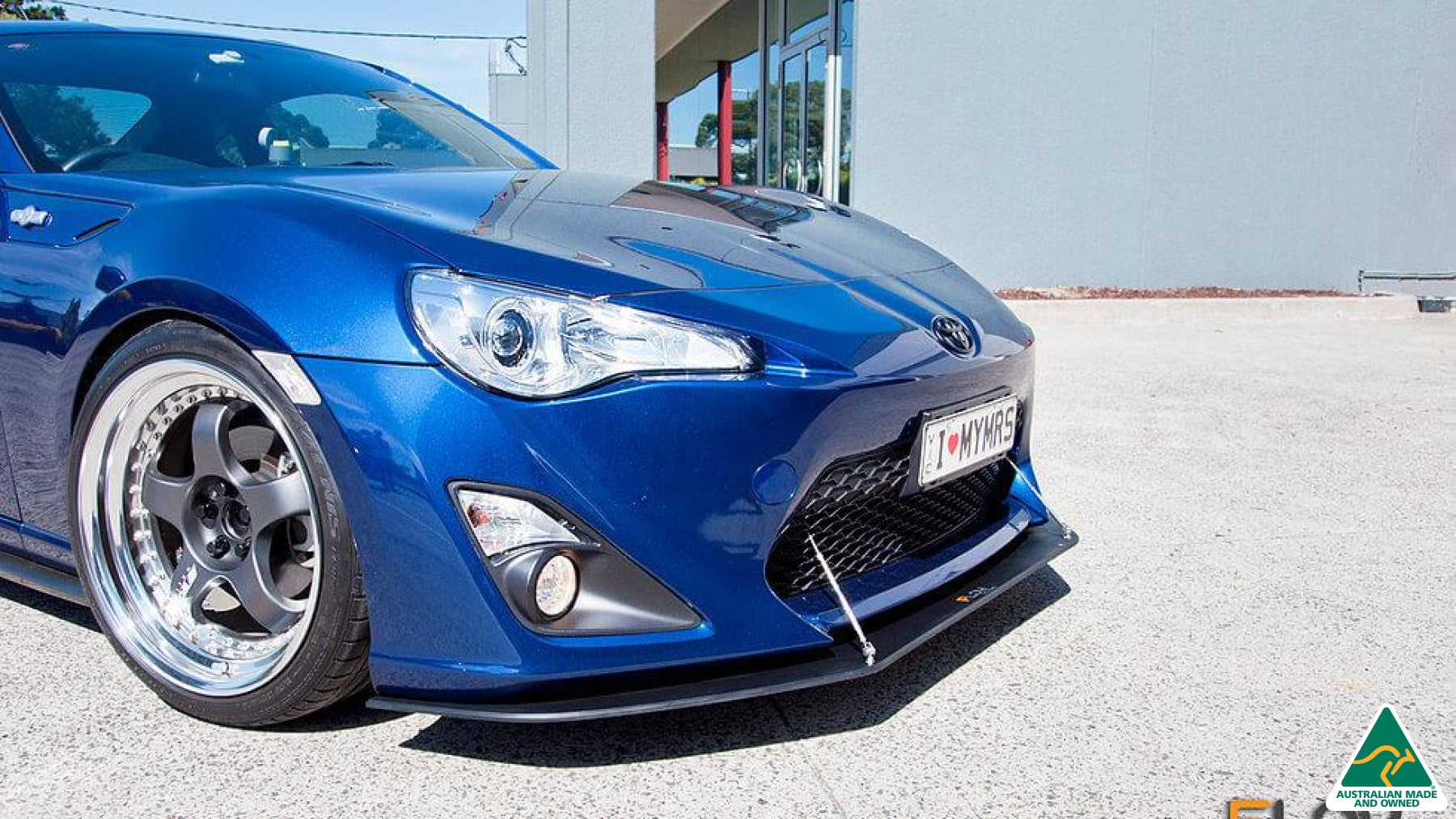 Toyota 86 (GT86/FT86) Front Lip Splitter V2 (With Support Rods)