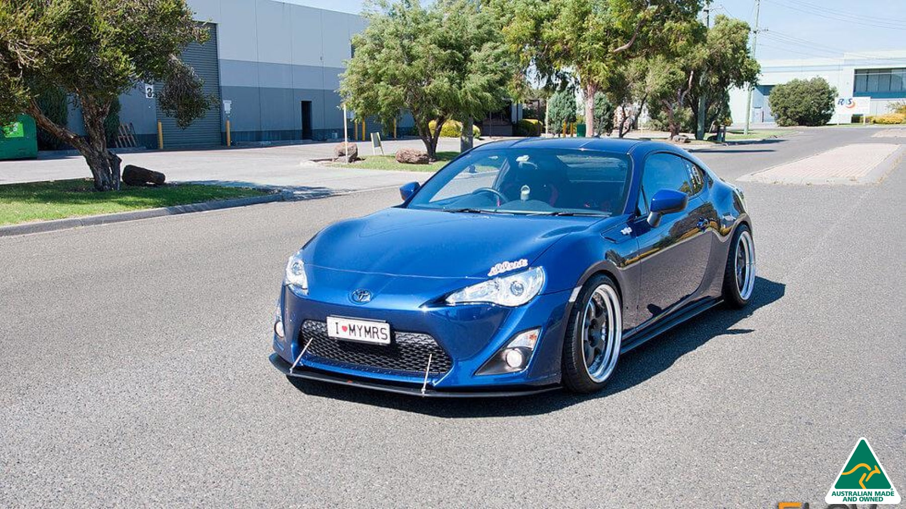 Toyota 86 (GT86/FT86) Front Lip Splitter V2 (With Support Rods)