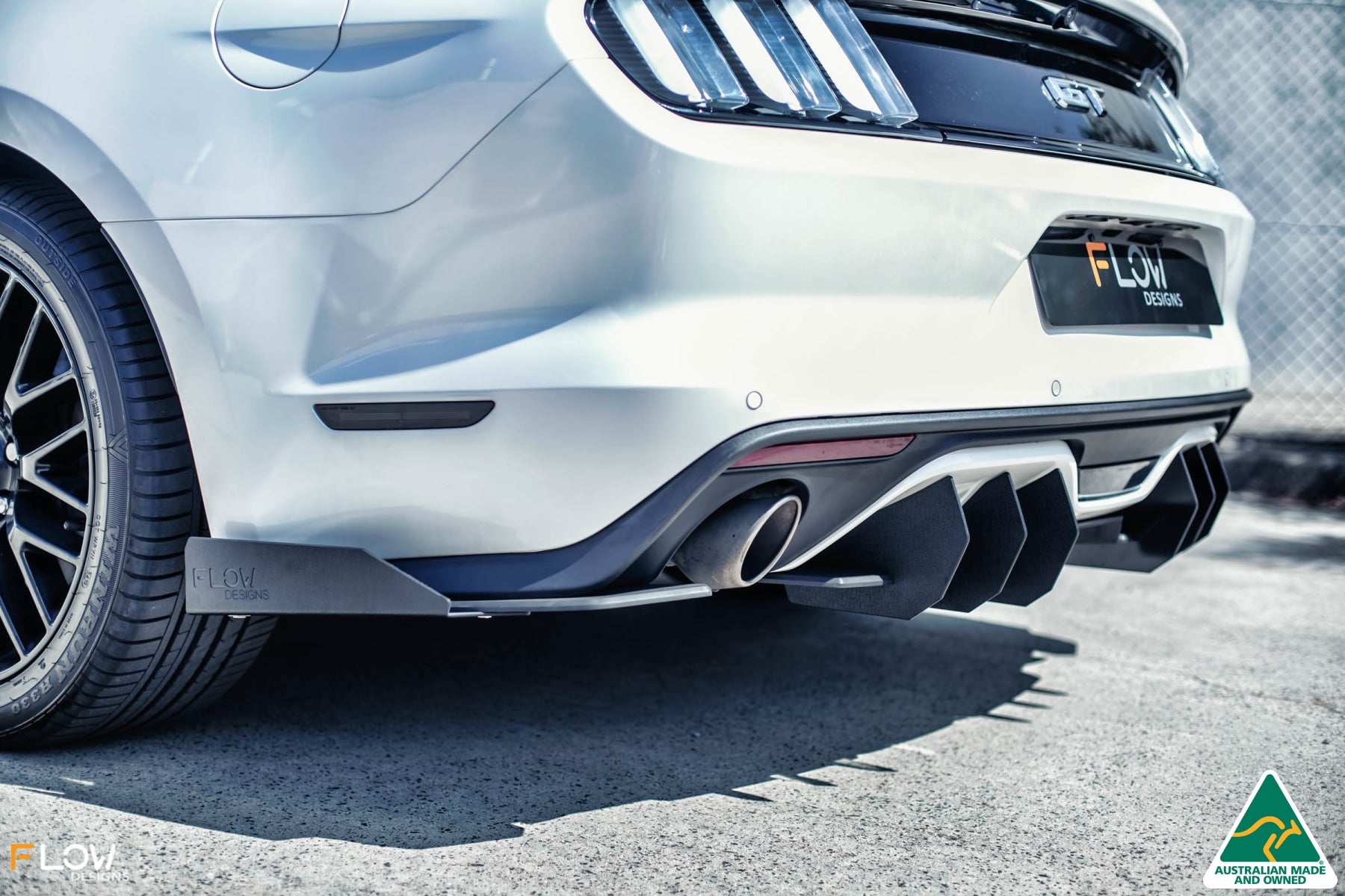 GT Mustang S550 FM Rear Spat Winglets (Pair)