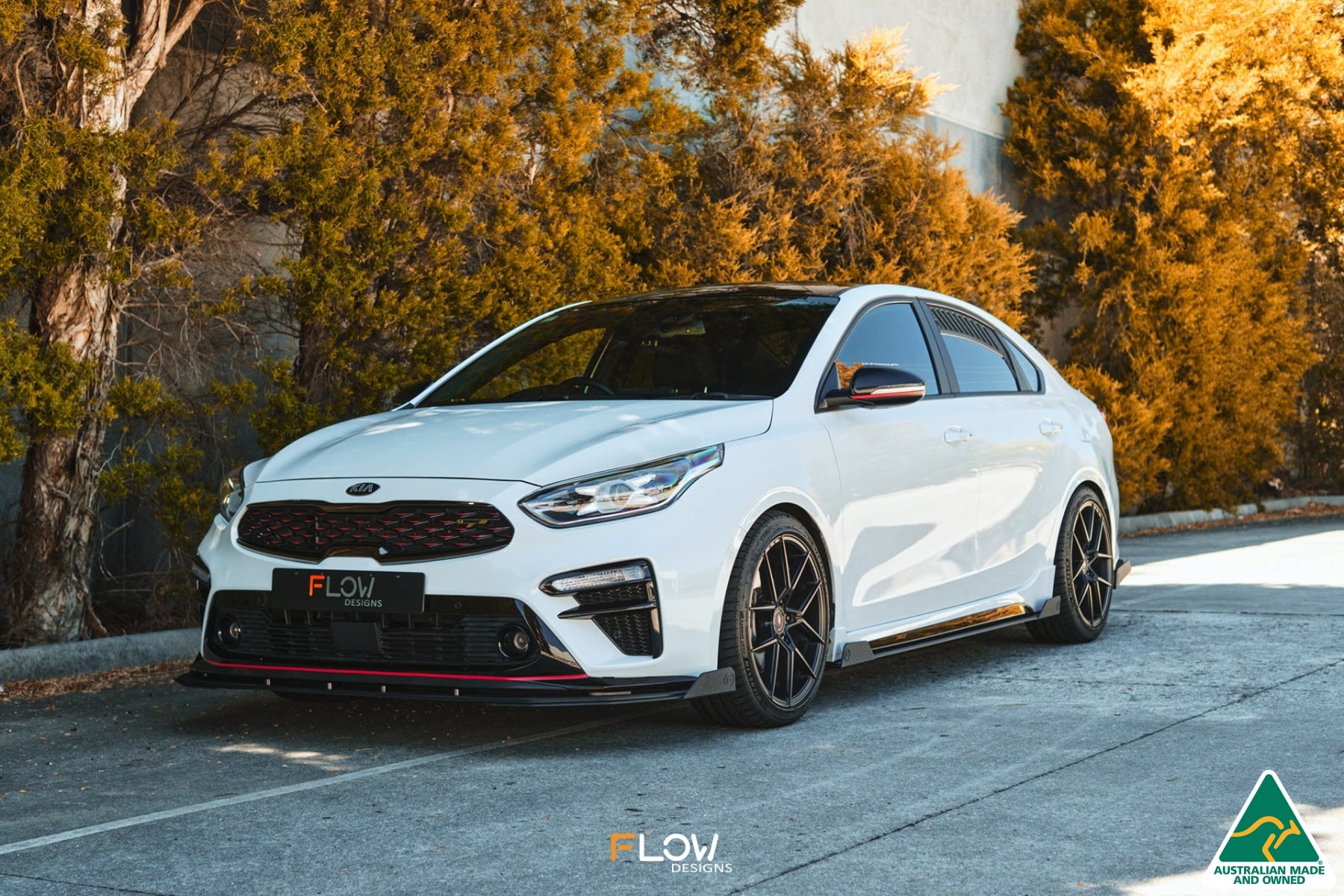 Cerato GT PFL Front Lip Splitter & Reinforcement Brackets