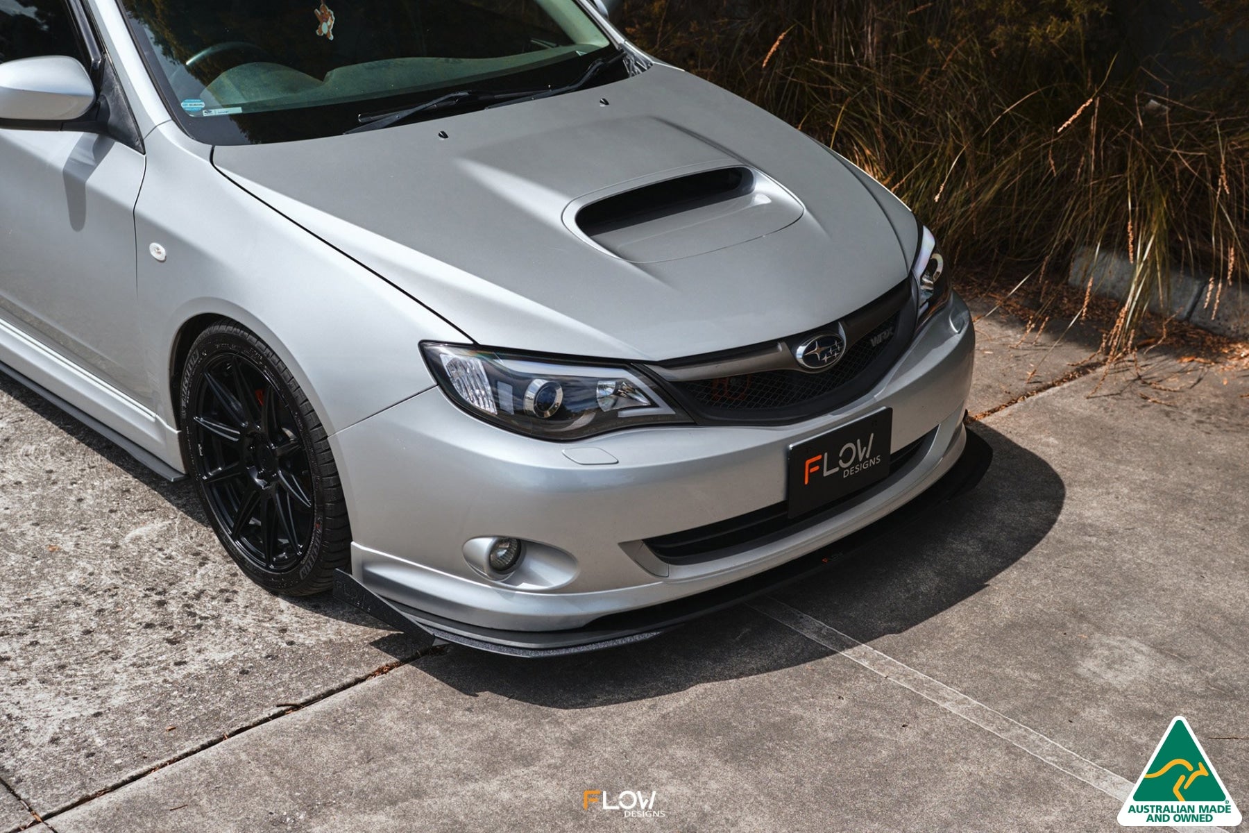 Impreza WRX/RS G3 Sedan PFL Front Lip Splitter & Mounting Brace