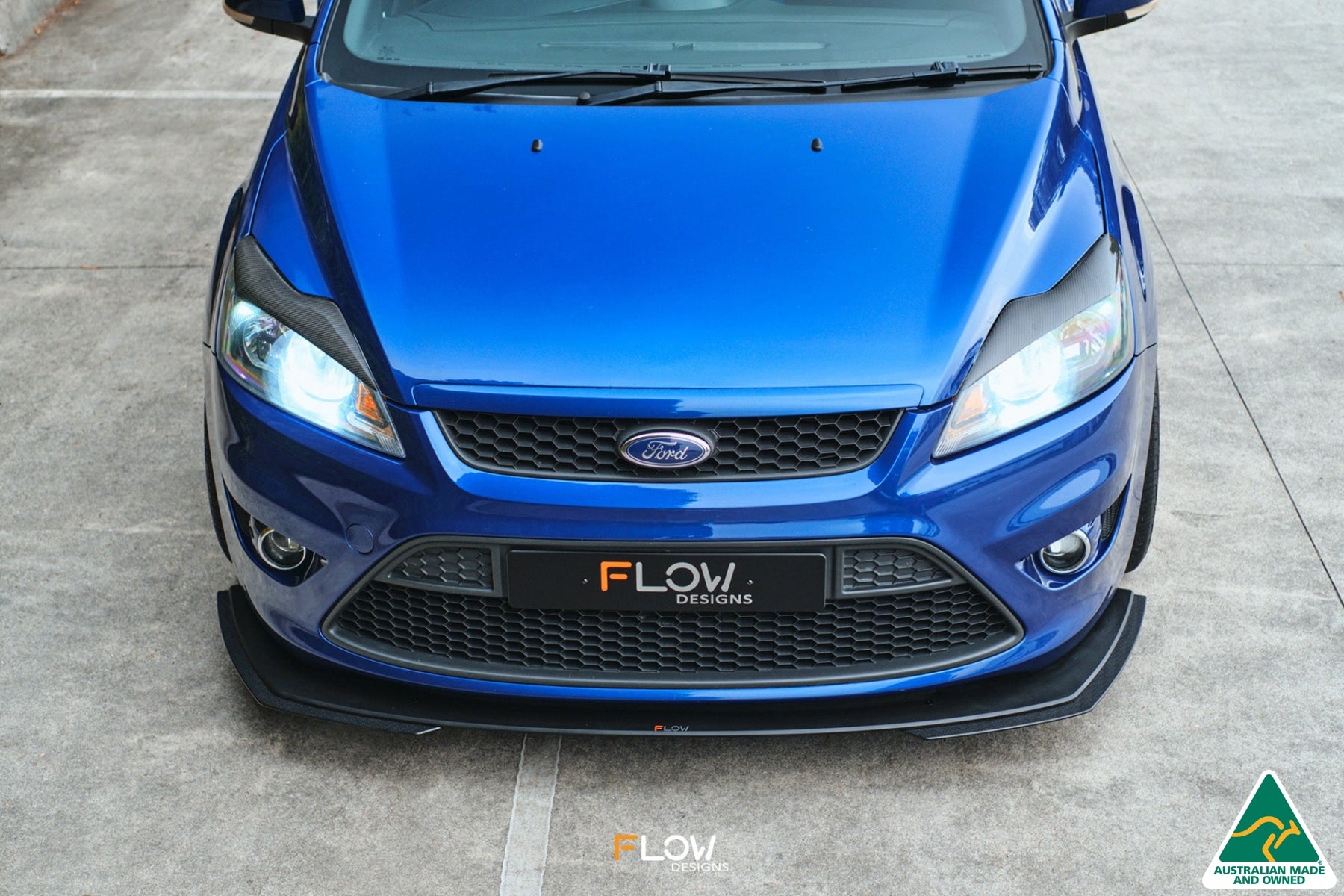 XR5 Focus Turbo Front Lip Splitter Extensions (Pair)