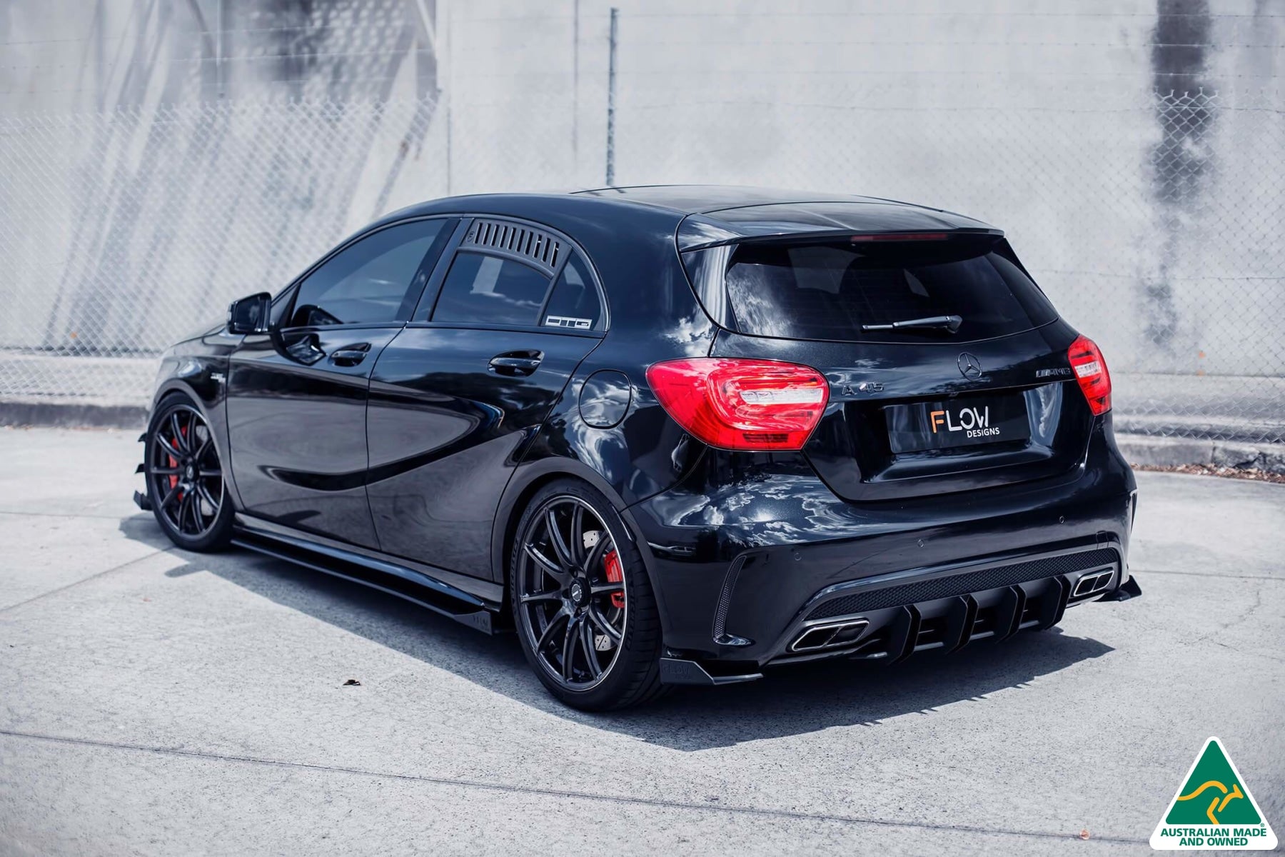 A45 AMG W176 (PFL) Rear Spat Winglets (Pair)