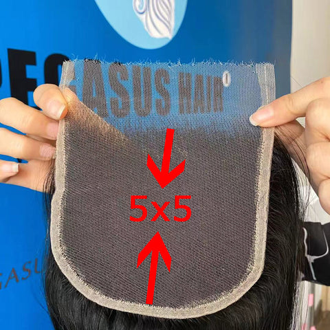 HD LACE HIGH DEFINITION SWISS LACE 5X5 LACE CLOSURE - pegasuswholesale