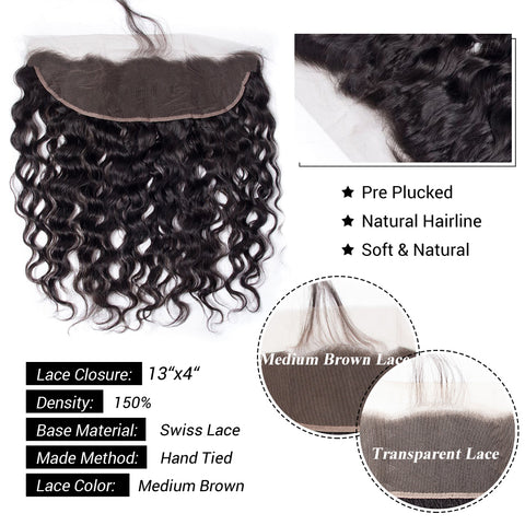 Big Sale Swiss lace 13x4" Frontal Deal razilian Hair