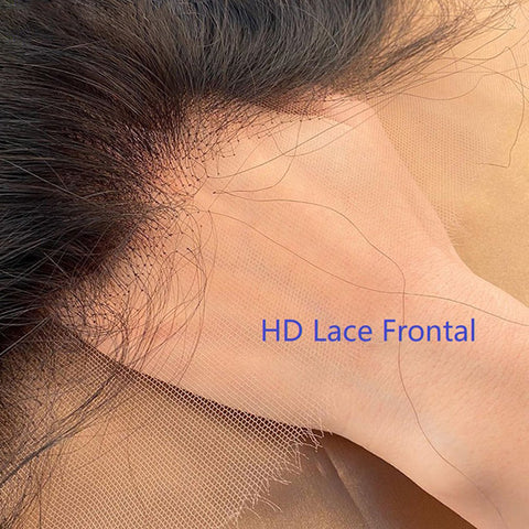 13x4" HD swiss lace frontal + 8A Bundle human hair deal