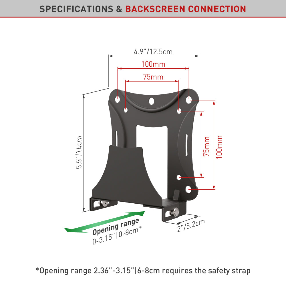 Barkan Adjustable Mount for Media Devices