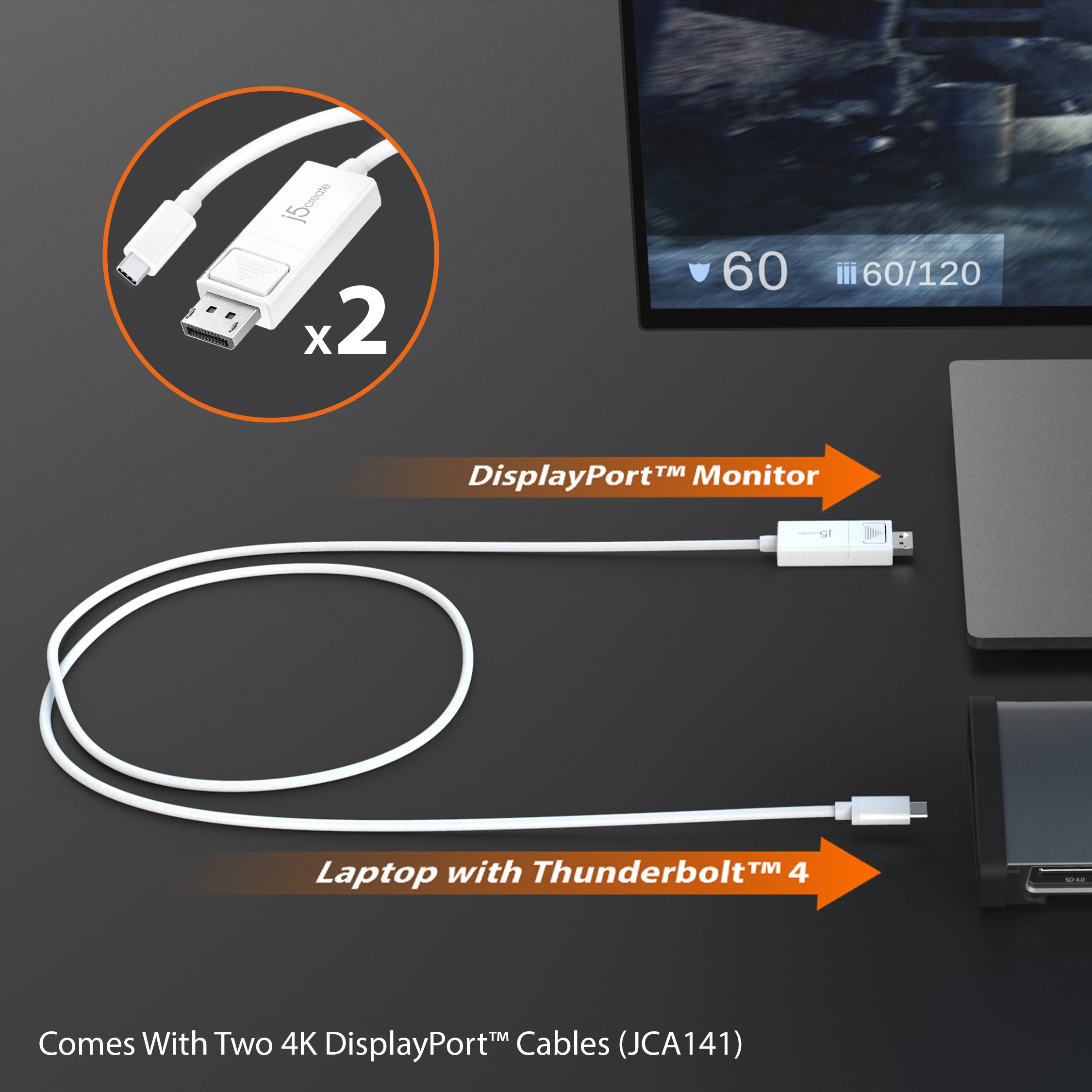 j5create 8K Thunderbolt? 4 Docking Station