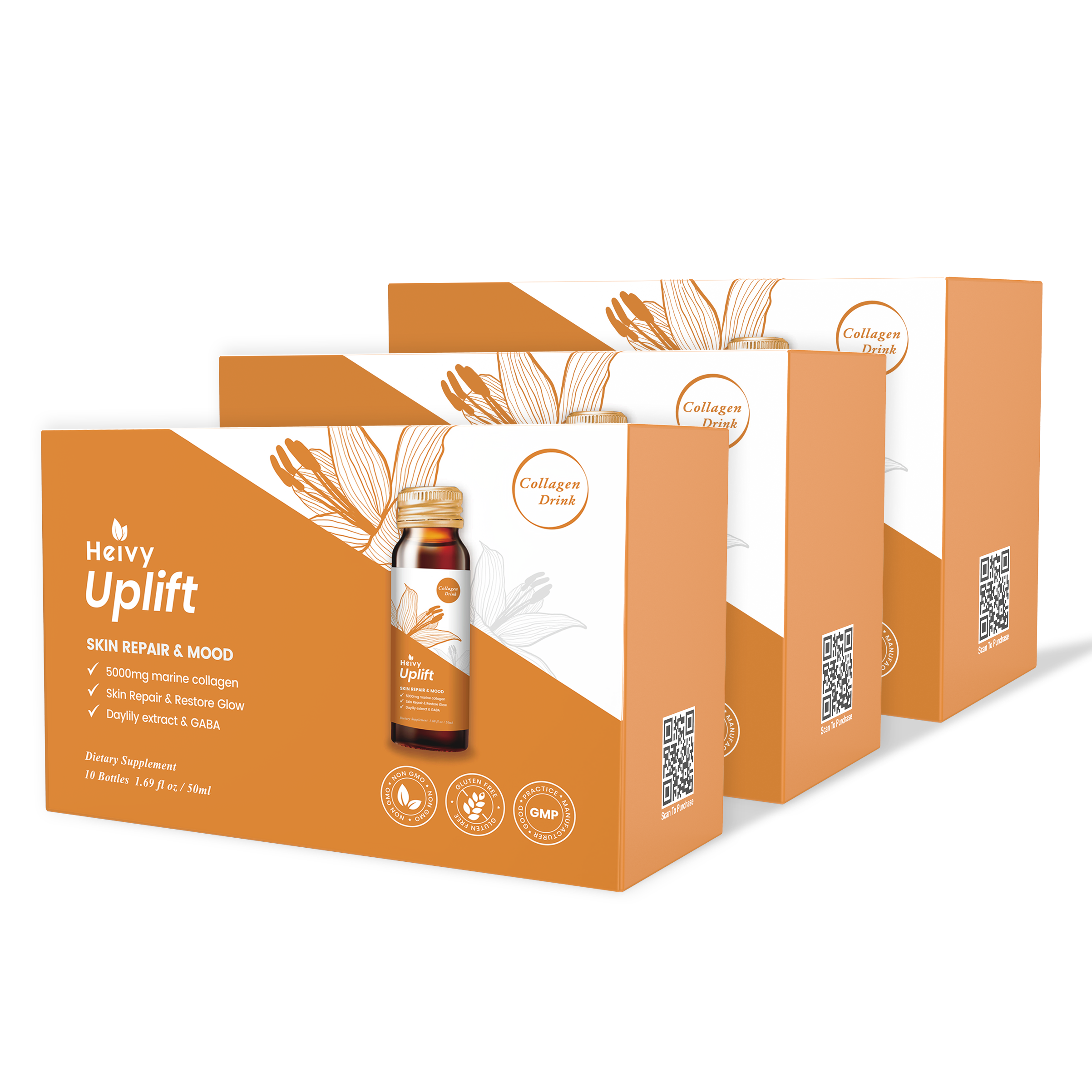 HEIVY UPLIFT Collagen Drink - Age-defying & Brighten up your day