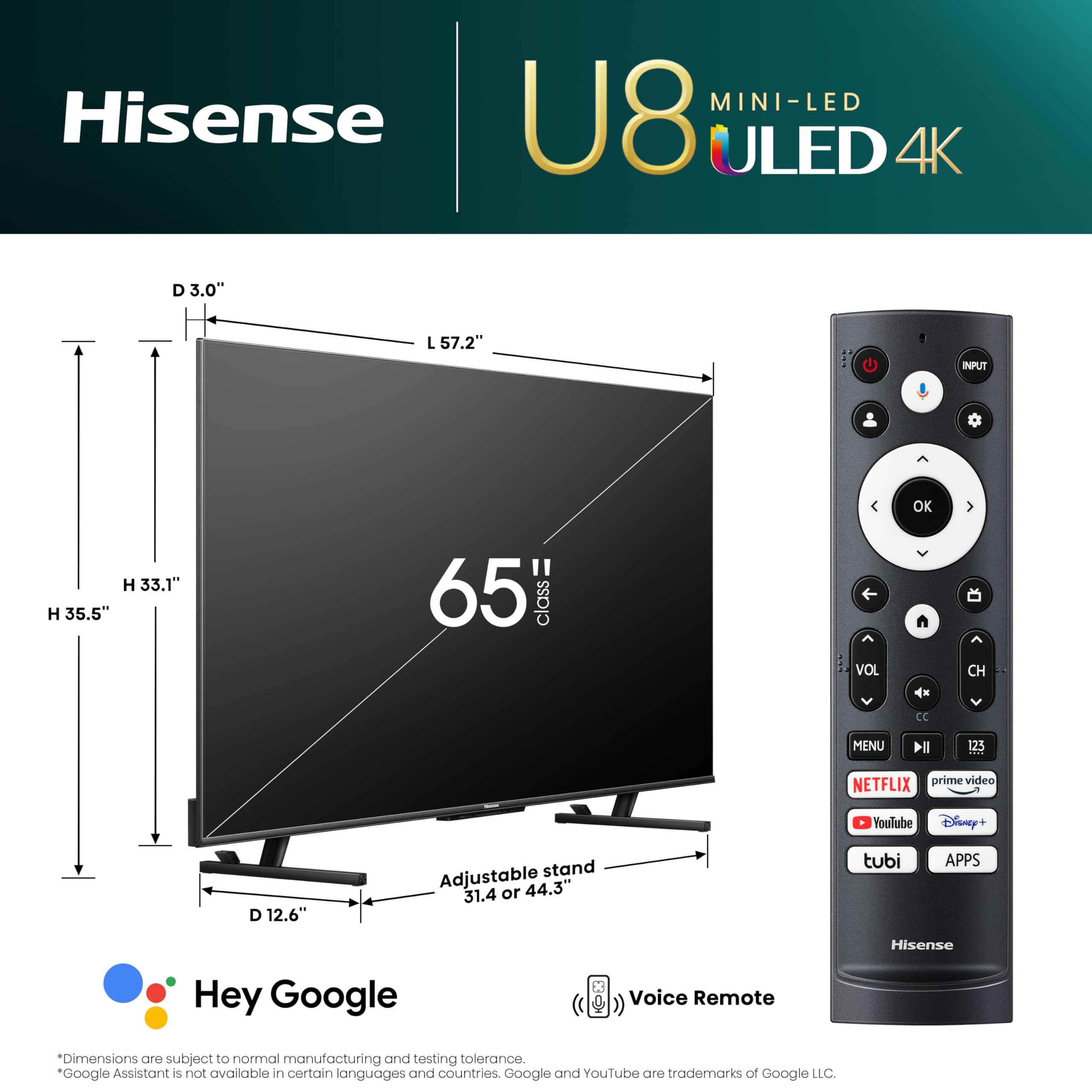 Hisense U8 Series 4K ULED