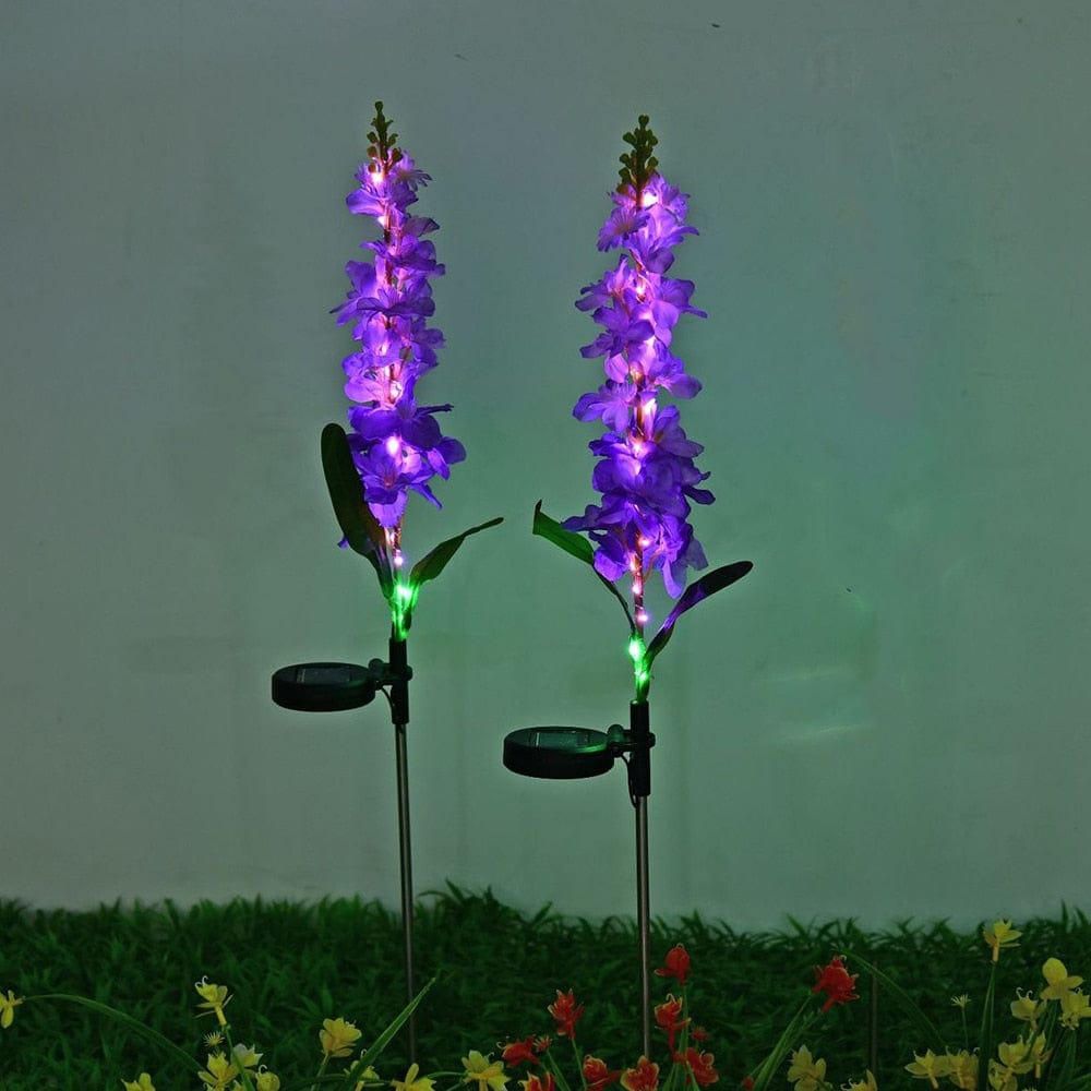 Solar Flower LED Lights for Outdoor Garden Decoration