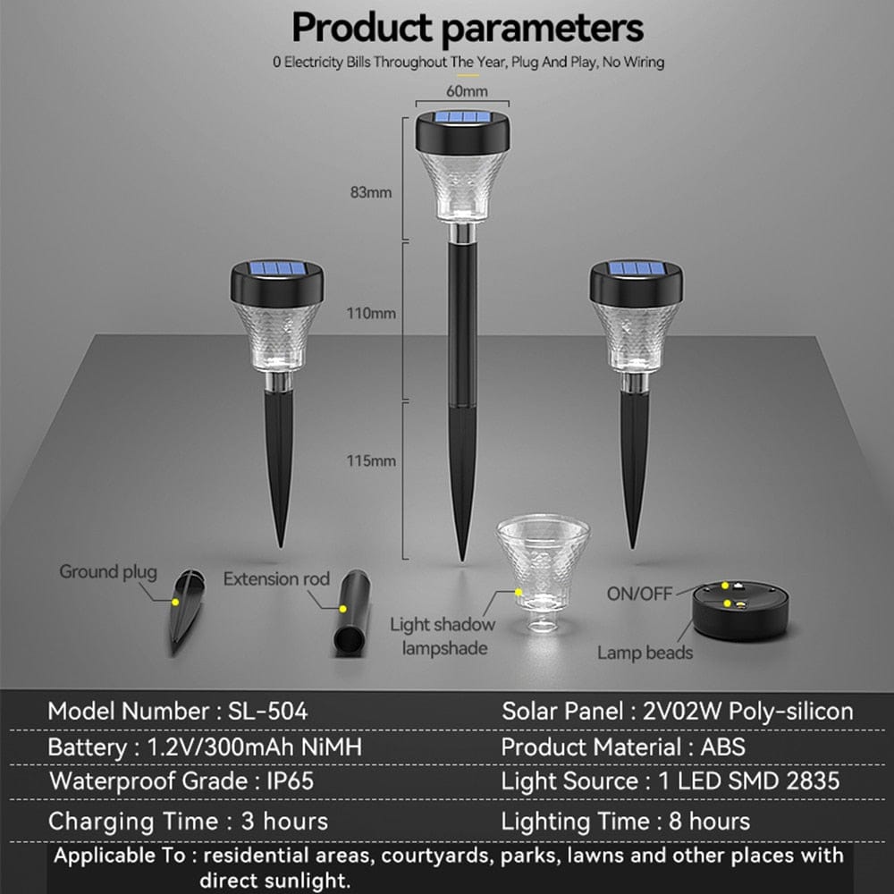 Illuminate Your Garden with LED Solar Pathway Lights