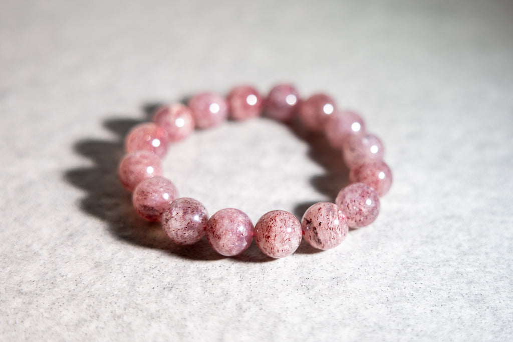 Luxury Cherry Quartz Natural Gemstone Bracelet