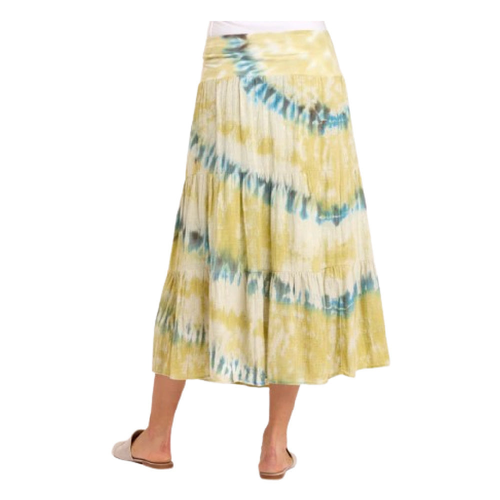 SIRIUS TIERED SKIRT DAUB WASH