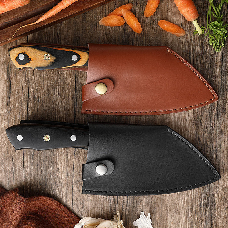 håndsmedet hakke-kniv