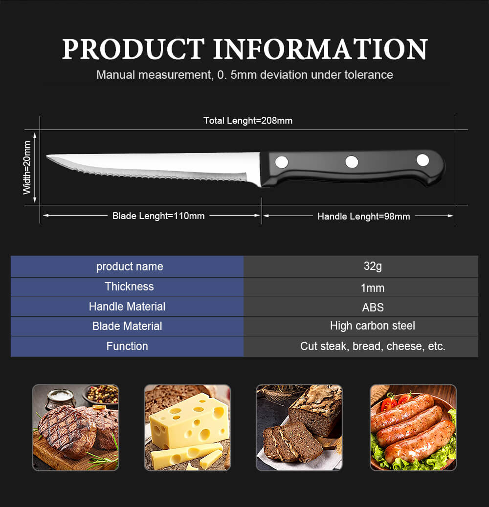 serrate steak knife set