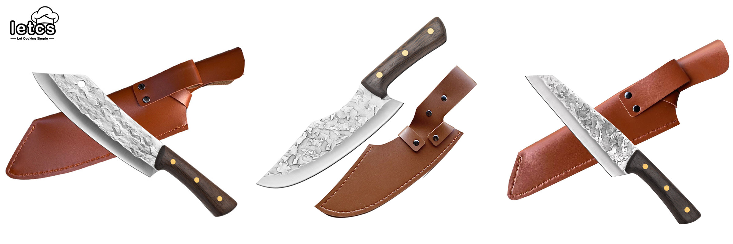 Hand Forged Butcher Knife Set