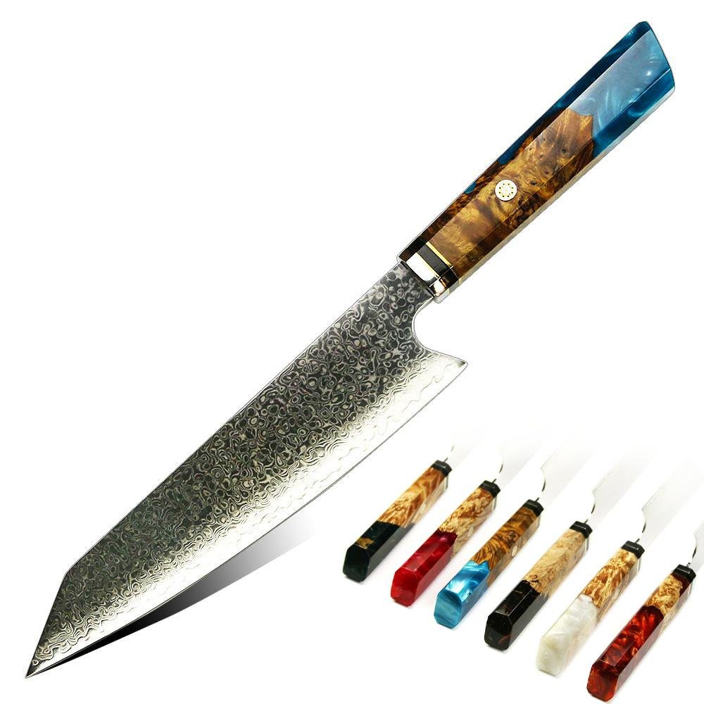 DAMASCUS KIRITSUKE KNIFE