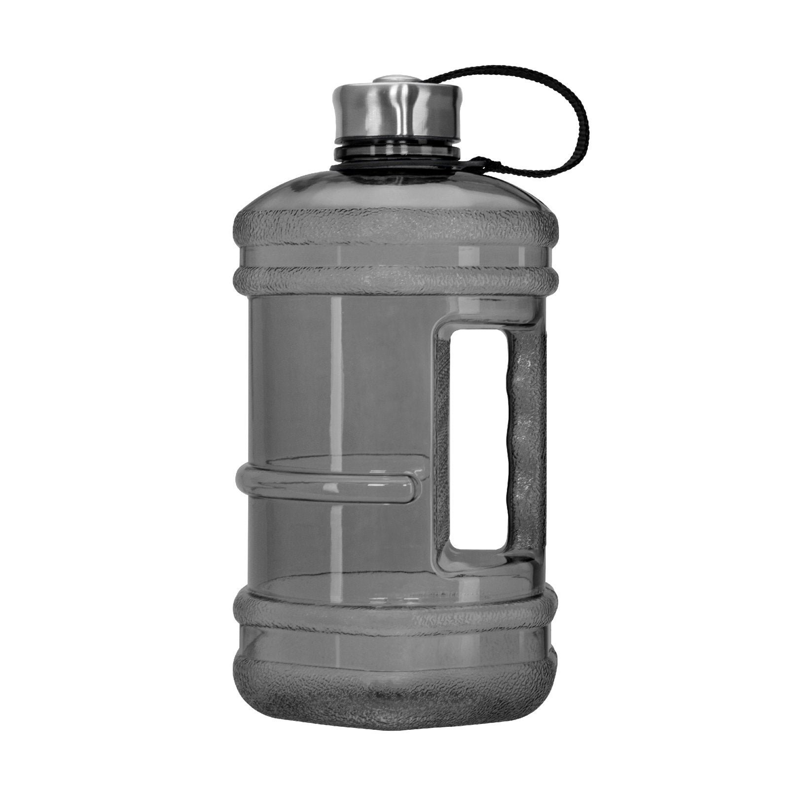  1/2 gallon BPA Free Water Bottle, Plastic Bottle, Sports Bottle, with Handle and Stainless Steel Cap, GEO 