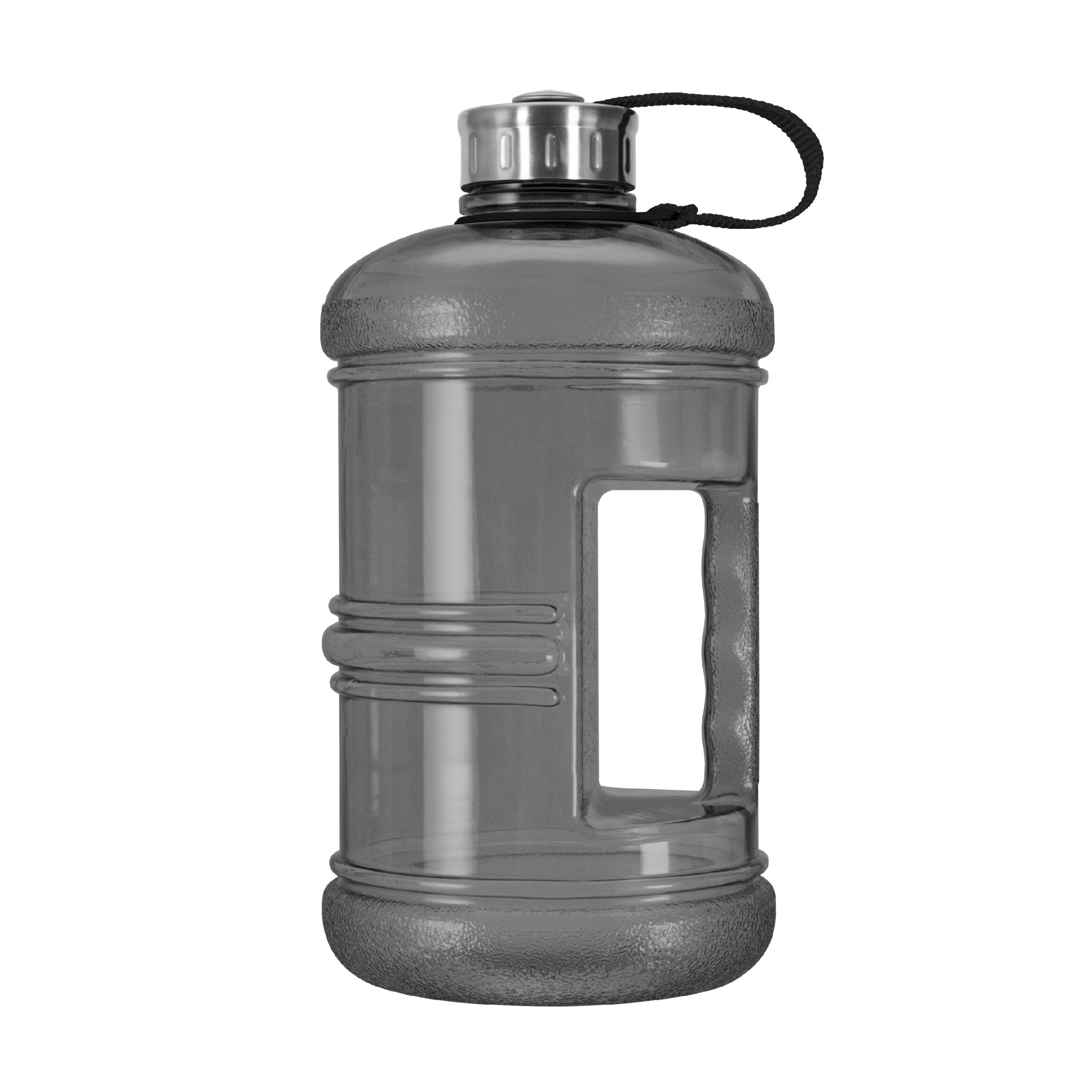  2.3 Liter BPA Free Water Bottle, Plastic Bottle, Sports Bottle, with Handle and Stainless Steel Cap, GEO 