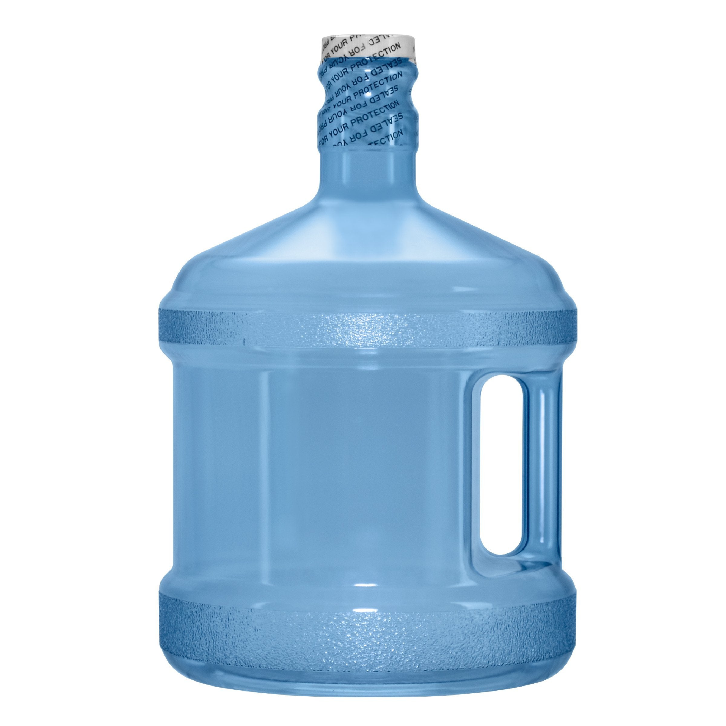  2 Gallon BPA Free Reusable Plastic Water Bottle with Screw Cap 