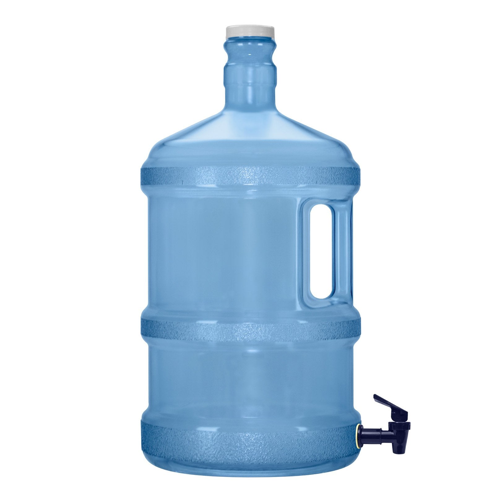  3 Gallon BPA Free Reusable Plastic Water Bottle with Screw Cap and Valve 