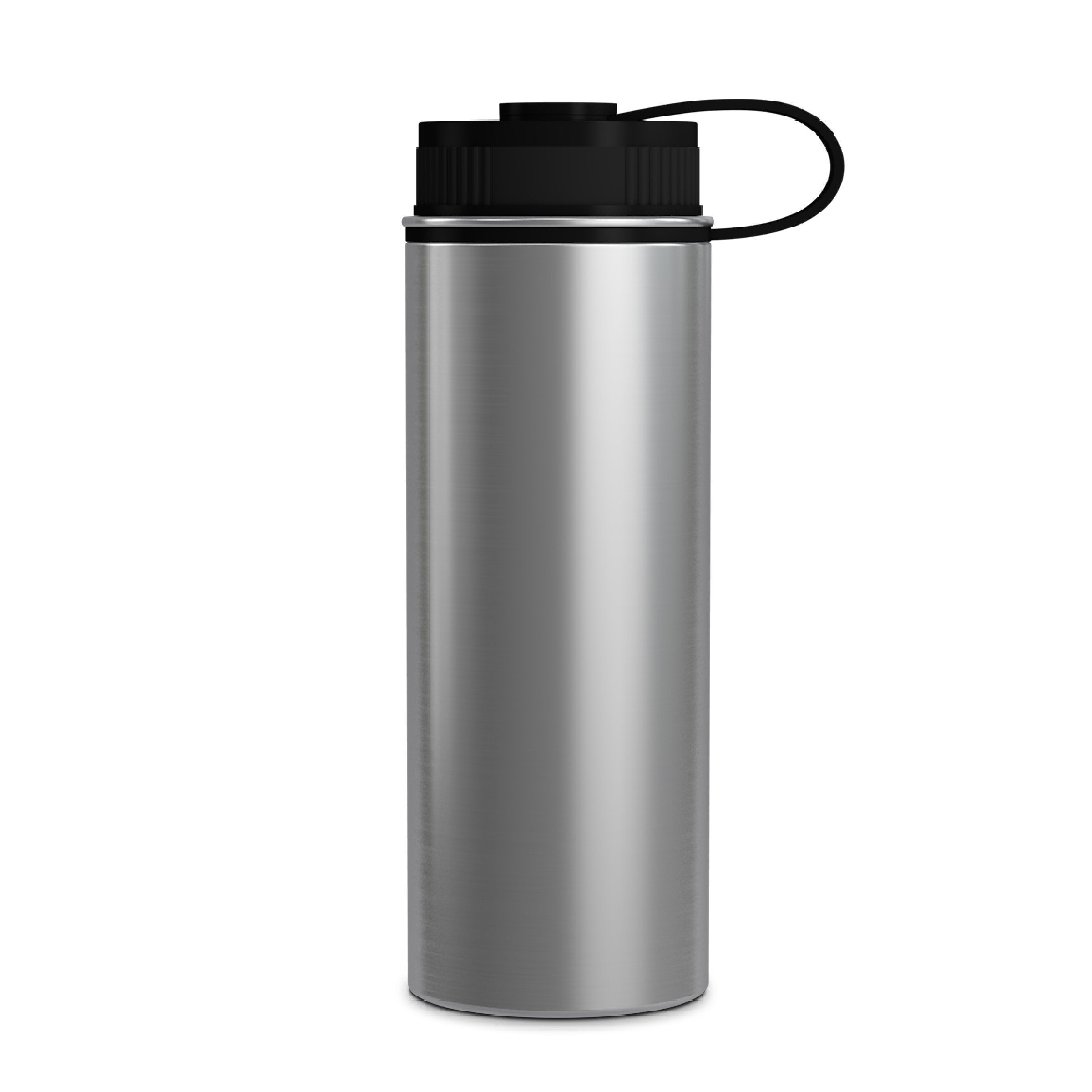  18 Ounce Stainless Steel Water Bottle, Sports Bottle, with Double Wall, GEO 