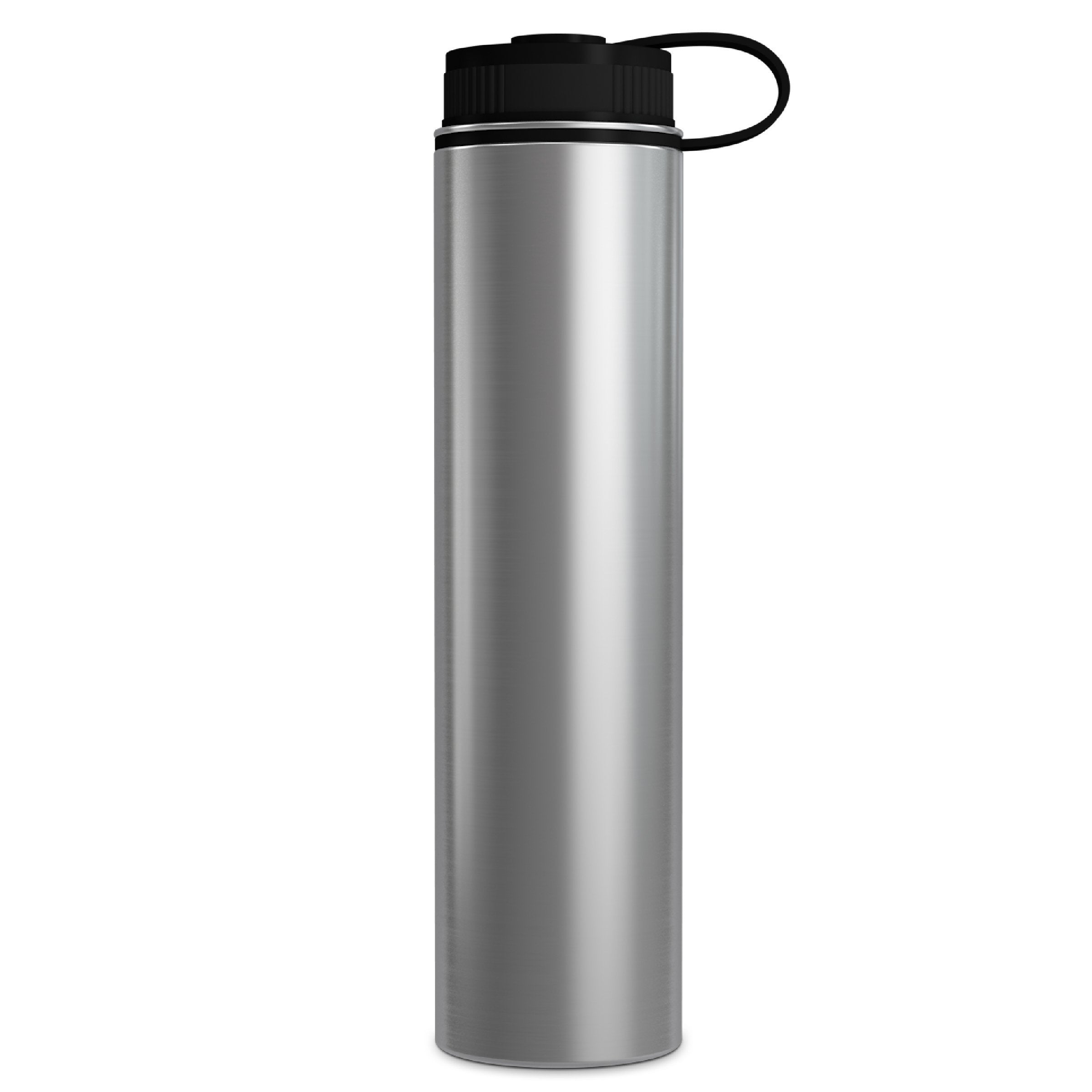  25 Ounce Stainless Steel Water Bottle, Sports Bottle, with Wide Open Mouth and Double Wall, GEO 