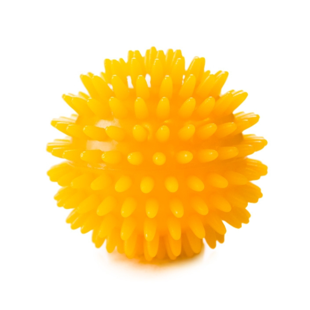 OPTP Massage Ball 8cm Yellow - Self-Massage Ball with Spikes