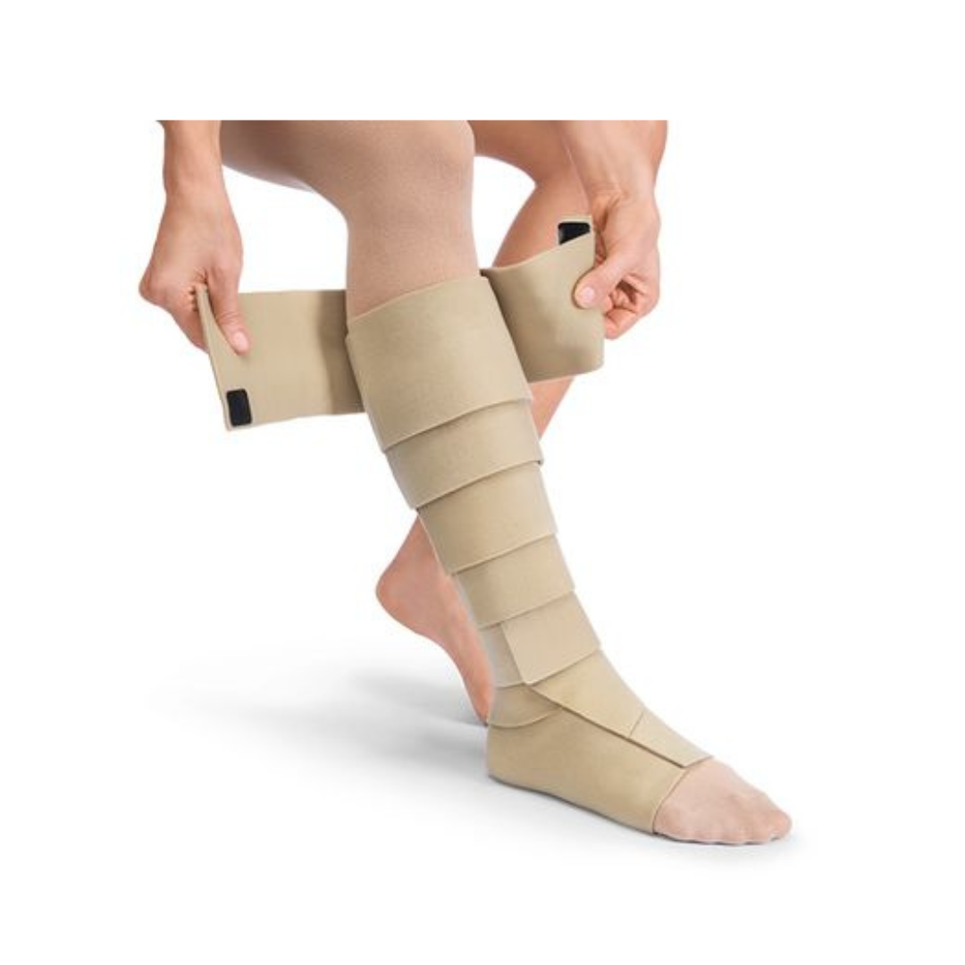 Jobst FarrowWrap Strong Ankle-To-Knee Wrap for Edema Management - Tan - Unisex