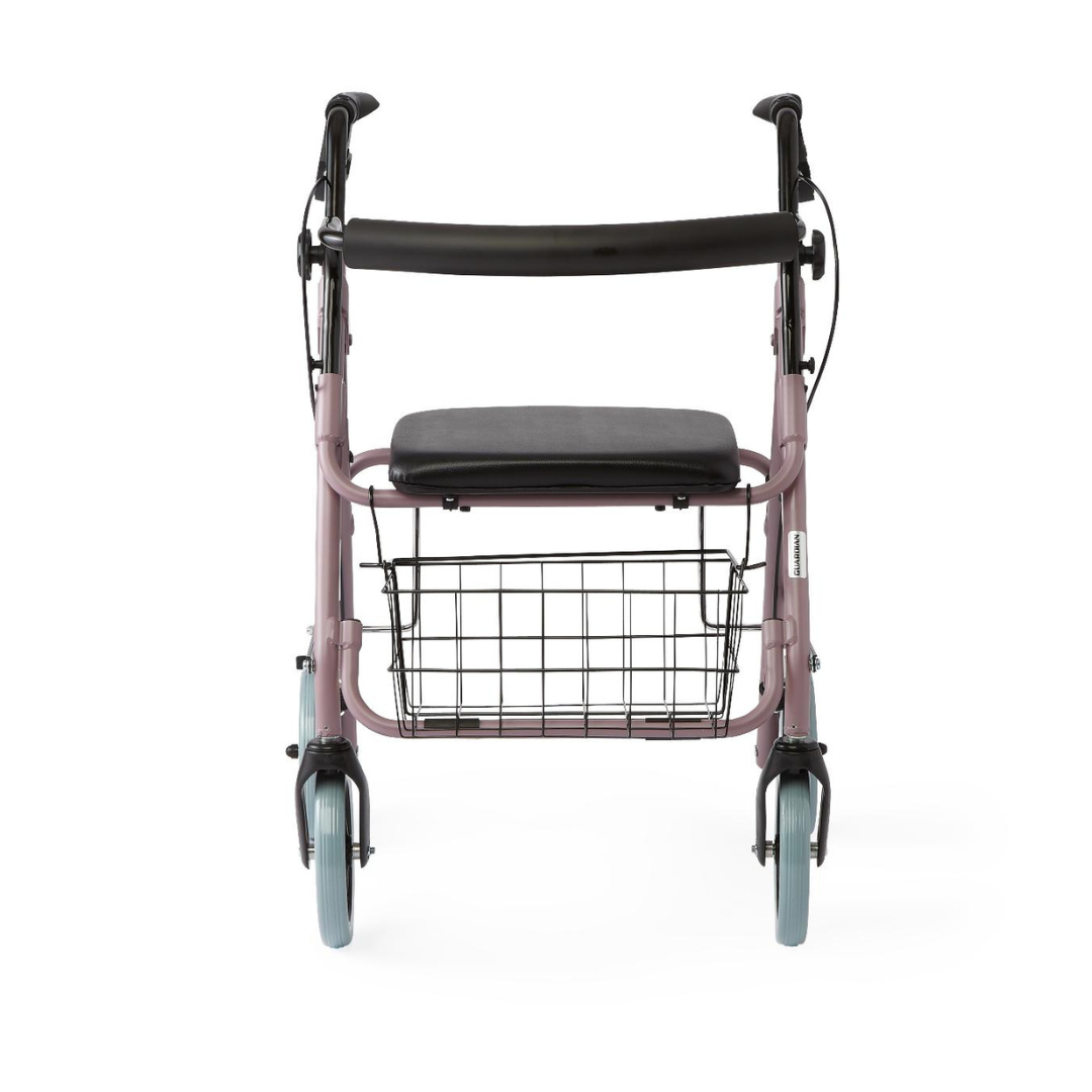 Medline Guardian Deluxe Aluminum Rollators with 8 Inch Wheels