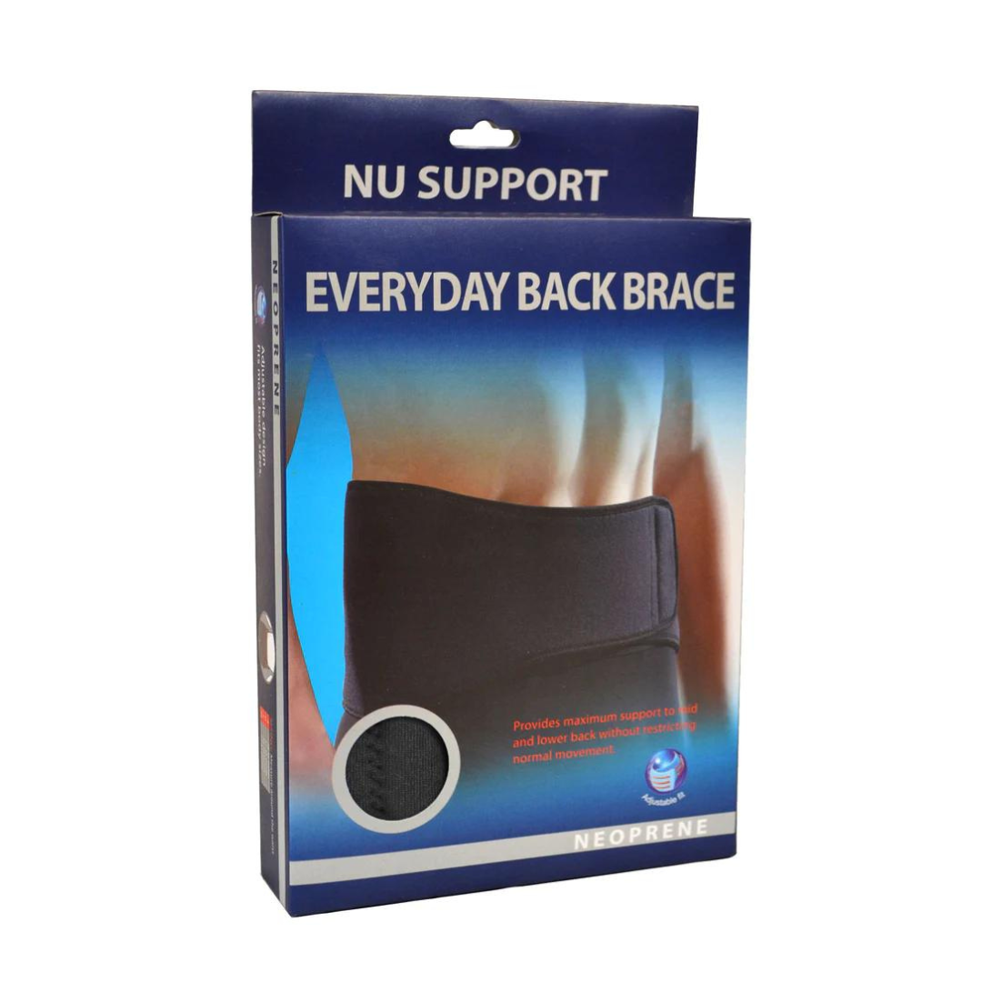 NuSupport Everyday Neoprene Back Brace Lumbar Support - Unisex
