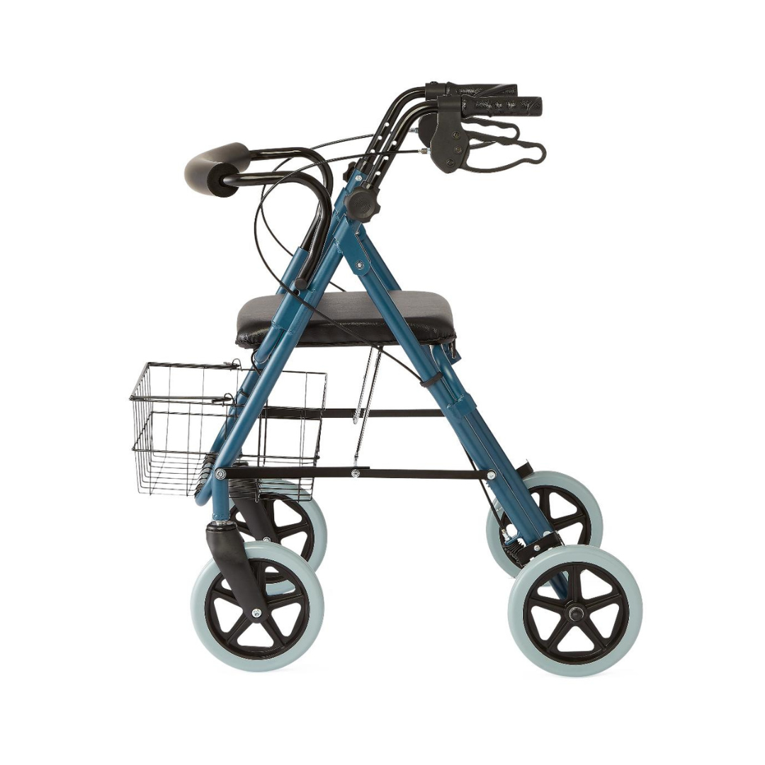 Medline Guardian Deluxe Aluminum Rollators with 8 Inch Wheels