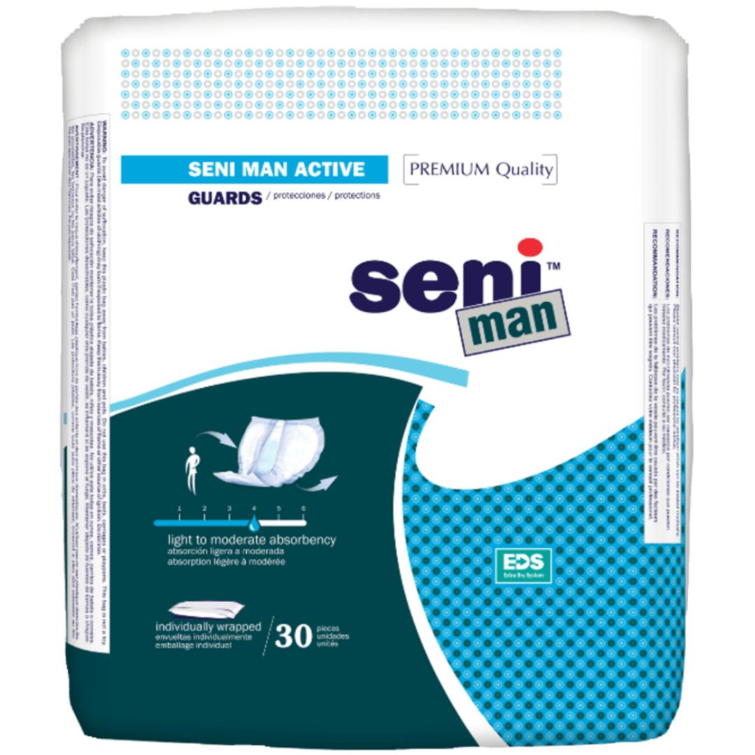 Seni Man Active guards - Moderate Absorbency Protection For Men