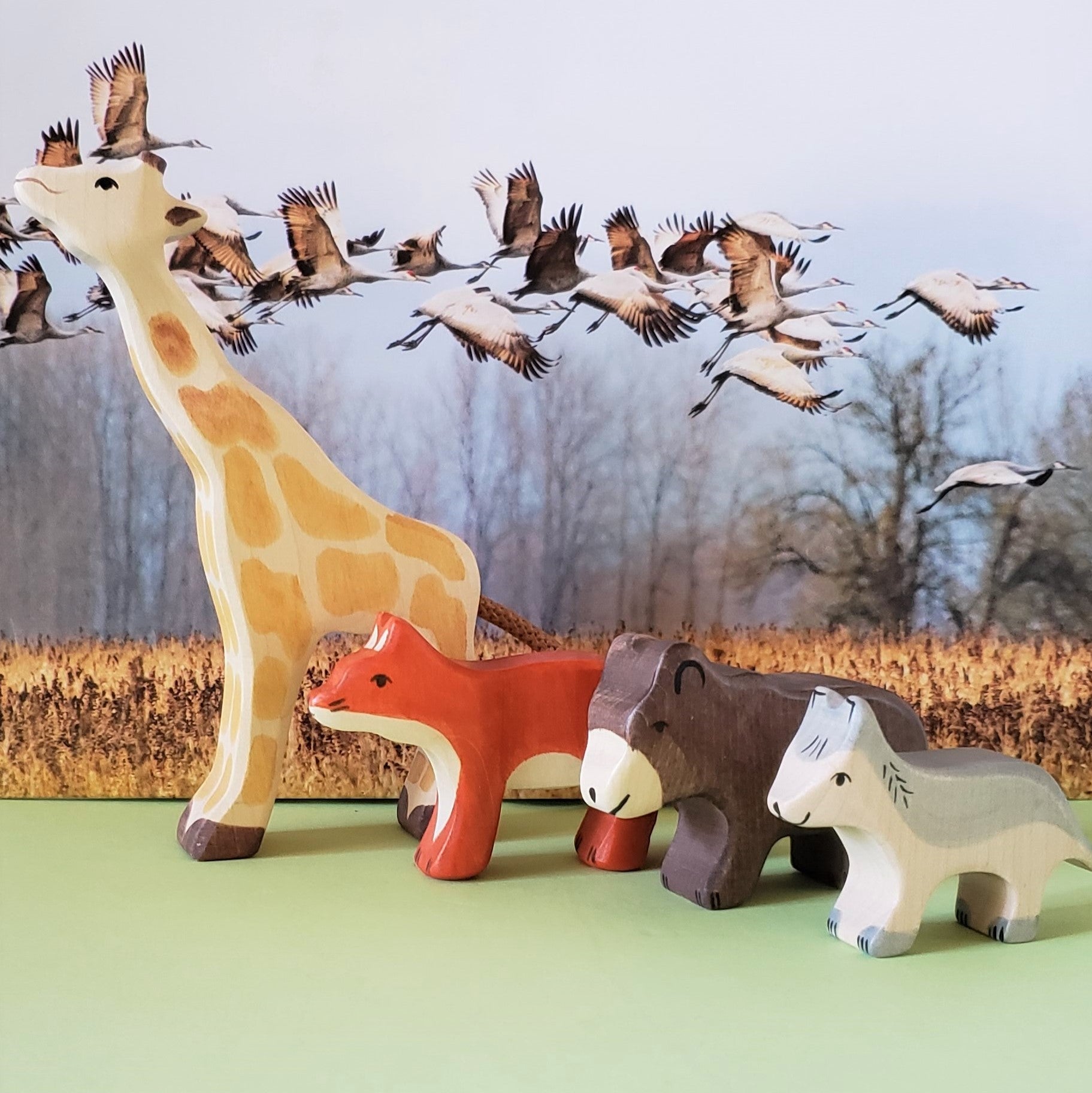 Baby Forest animals-Set of 4-Holztiger