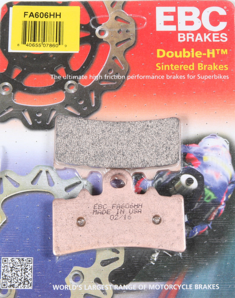 EBC 1 Pair HH Sintered Streetbike Brake Pads MPN FA606HH