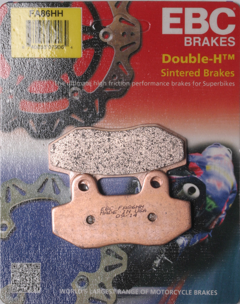 EBC 1 Pair Sintered HH Race Formula Brake Pads MPN FA86HH