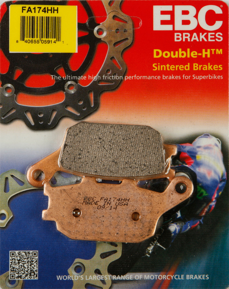 EBC 1 Pair Sintered HH Race Formula Brake Pads MPN FA174HH