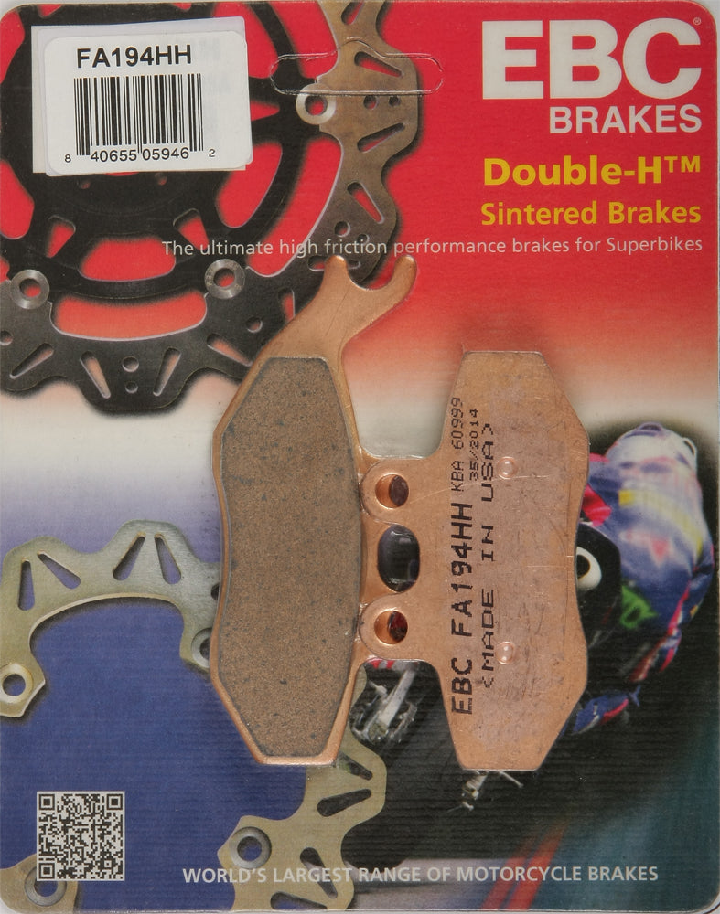 EBC 1 Pair HH Sintered Superbike Brake Pads MPN FA194HH