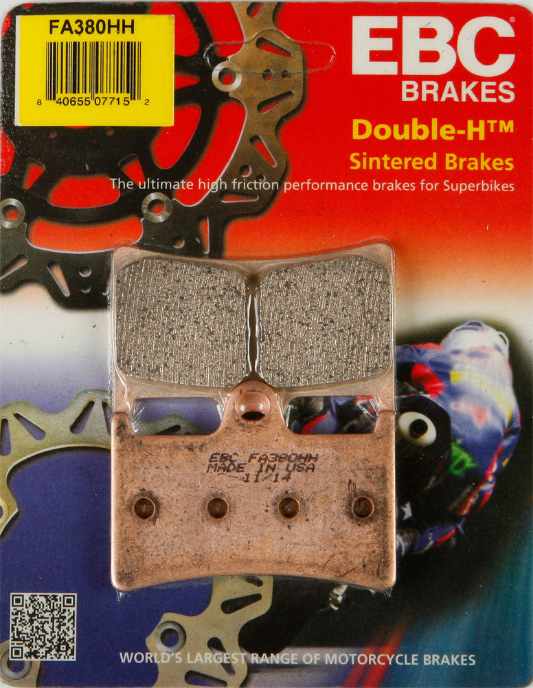 EBC 1 Pair Sintered HH Race Formula Brake Pads MPN FA380HH