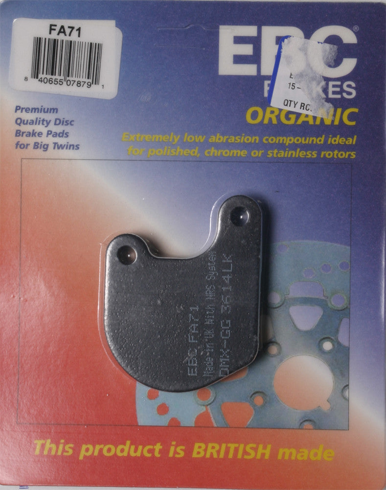 EBC 1 Pair Premium SFA Organic OE Replacement Brake Pads MPN FA71